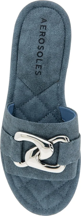 Big Charm Link Slide Sandal - Image 11