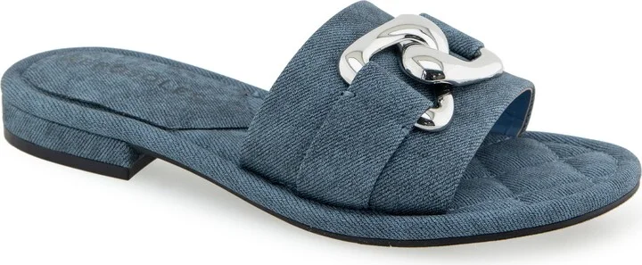 BLUE JEAN FAUX LEATHER