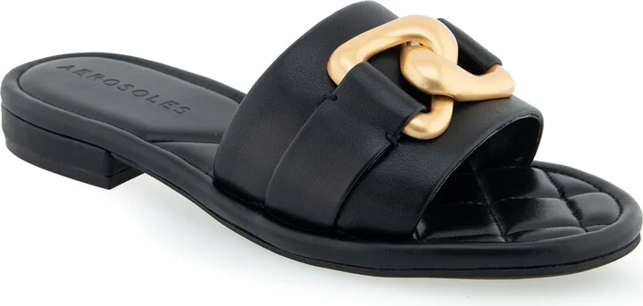 Big Charm Slide Sandal
