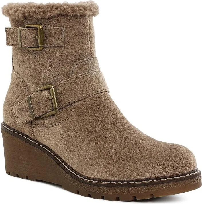Big horn Faux Fur Harness Boots - Image 4