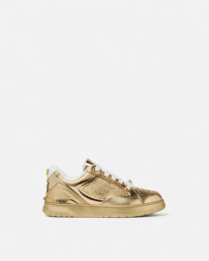 Biggie Basket Metallic Sneakers