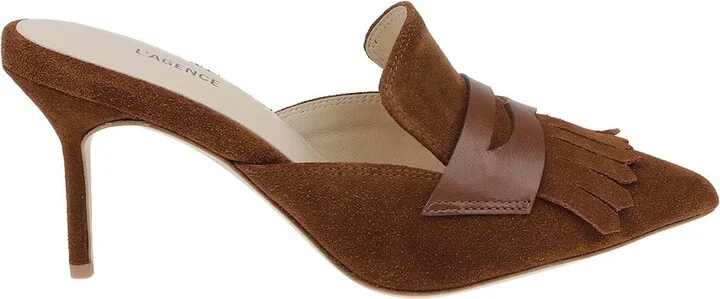 Bijou Suede Heeled Mule