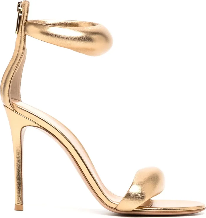 Bijoux 100mm leather sandals