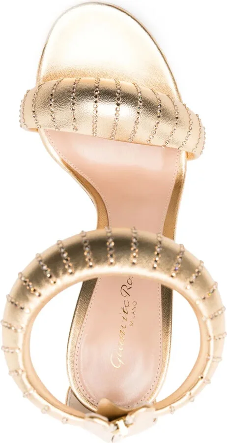 Bijoux 105mm metallic sandals - Image 4