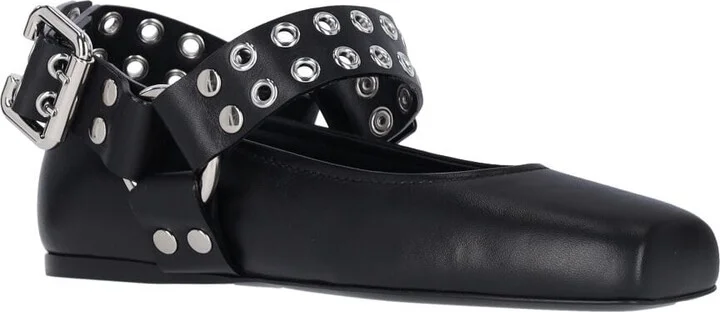 biker Ballet Flats - Image 2