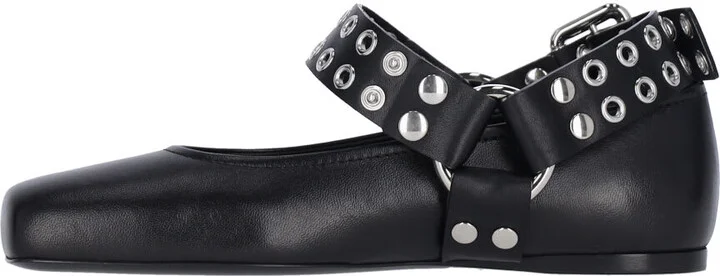 biker Ballet Flats - Image 3