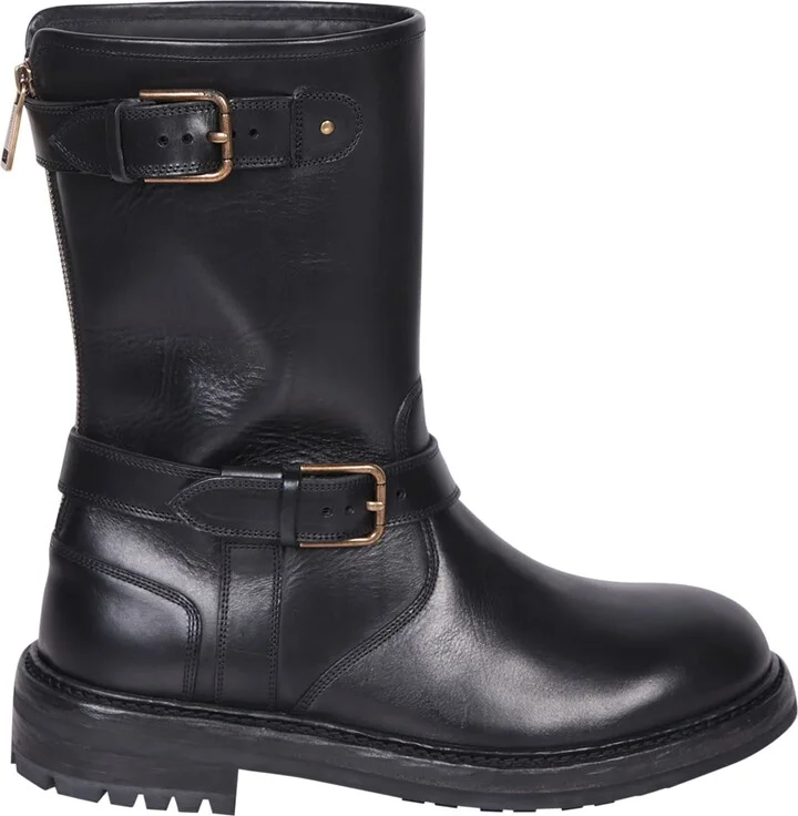 Biker Black Boots