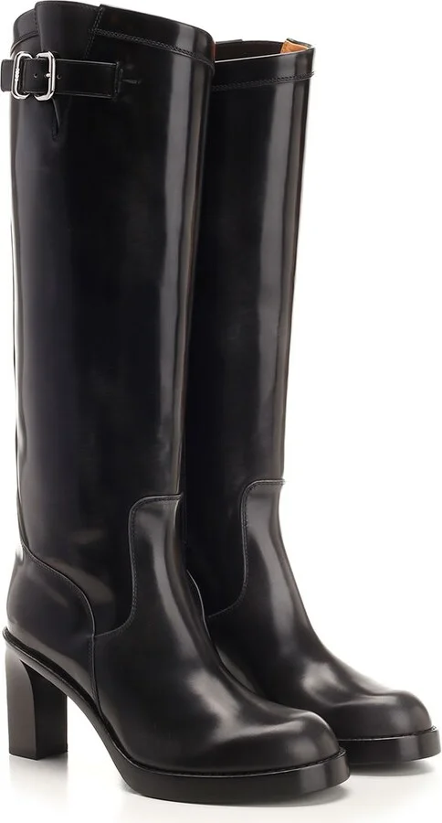 Biker Boot With Square Heel - Image 2