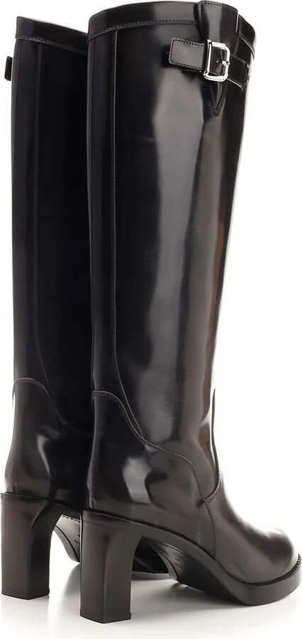 Biker Boot With Square Heel - Image 3