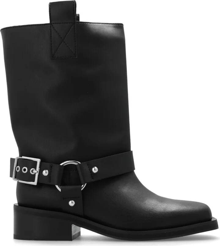 Biker Boots, , - Black
