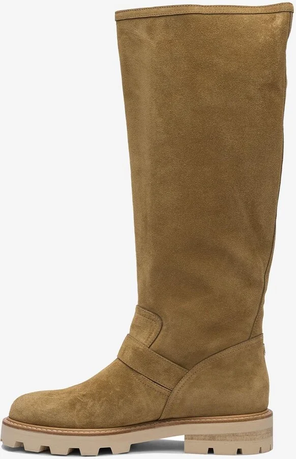 Biker II Knee-High Suede Boots - Image 2