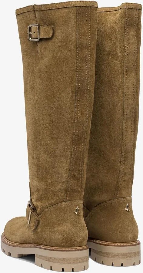 Biker II Knee-High Suede Boots - Image 3