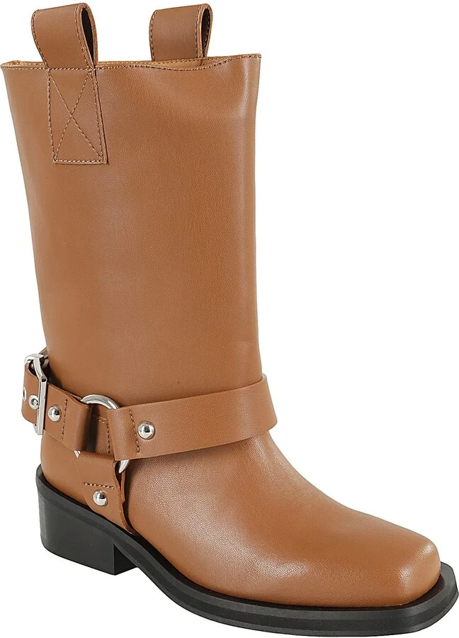 Biker Tubular Mid Shaft Boot - Image 2