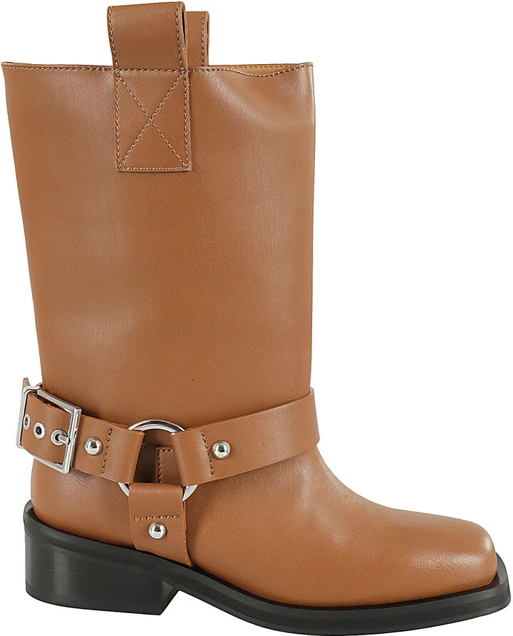 Biker Tubular Mid Shaft Boot
