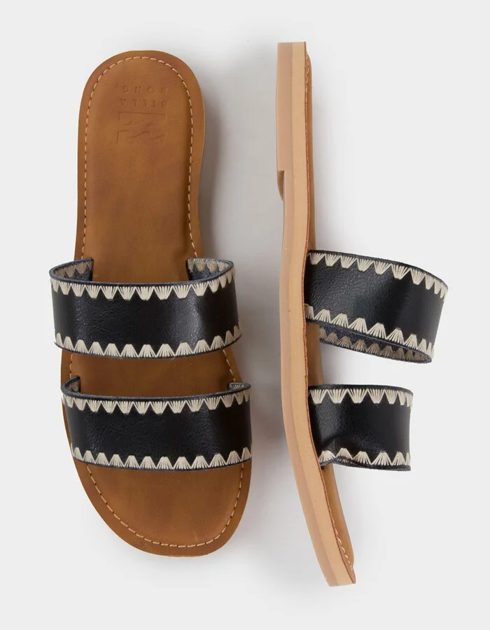 BILLABONG Lei Womens 2 Band Slide Sandals - Image 5