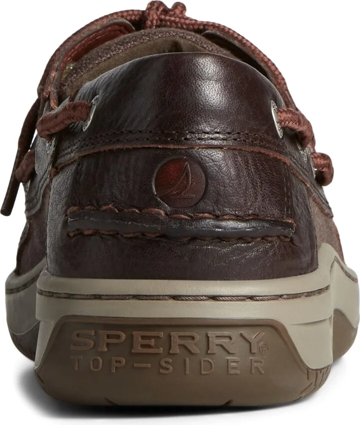 Billfish 3-Eye Leather & Canvas Boat Shoe - Image 5