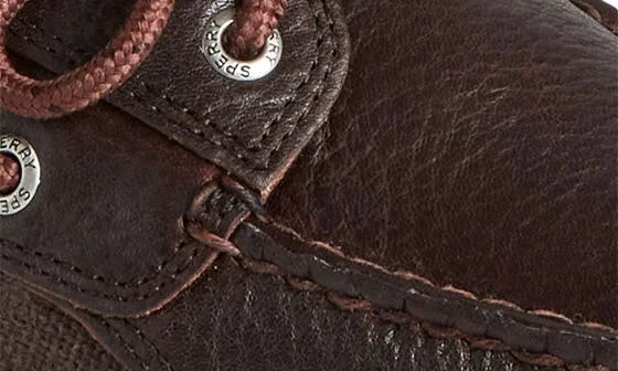 Billfish 3-Eye Leather & Canvas Boat Shoe - Image 6