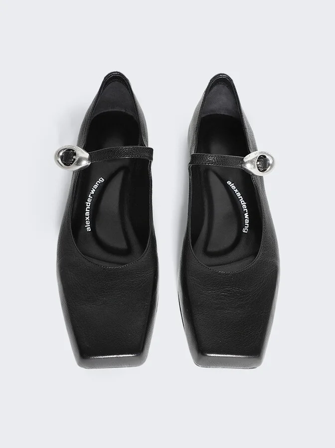 Billie Mary Jane Flat Black