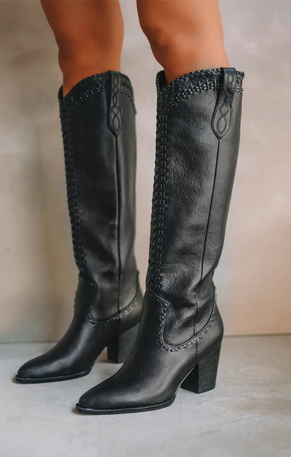 Billini Finley Cowboy Boot ~ Black - Image 2