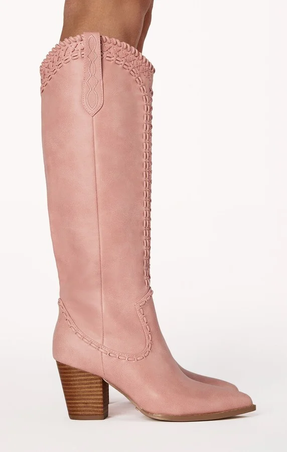 Billini Finley Cowboy Boot ~ Burnished Pink - Image 2