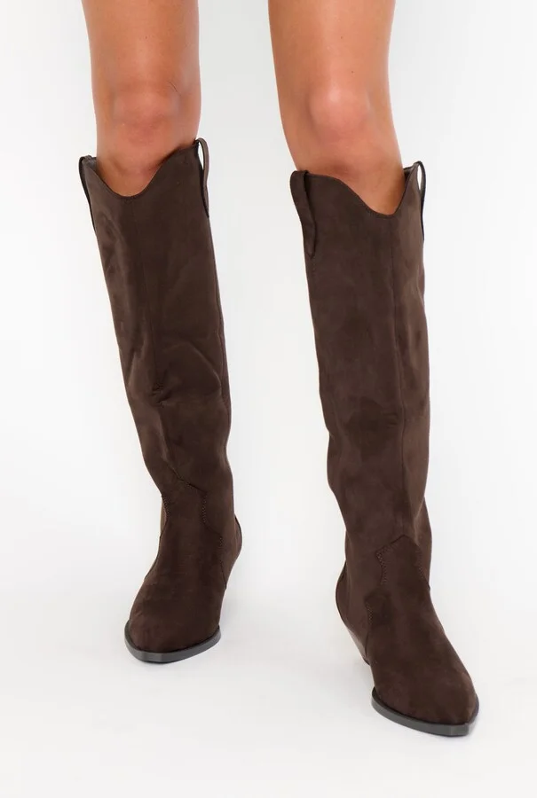 Billini Helix Boot ~ Dark Cacao Suede - Image 3