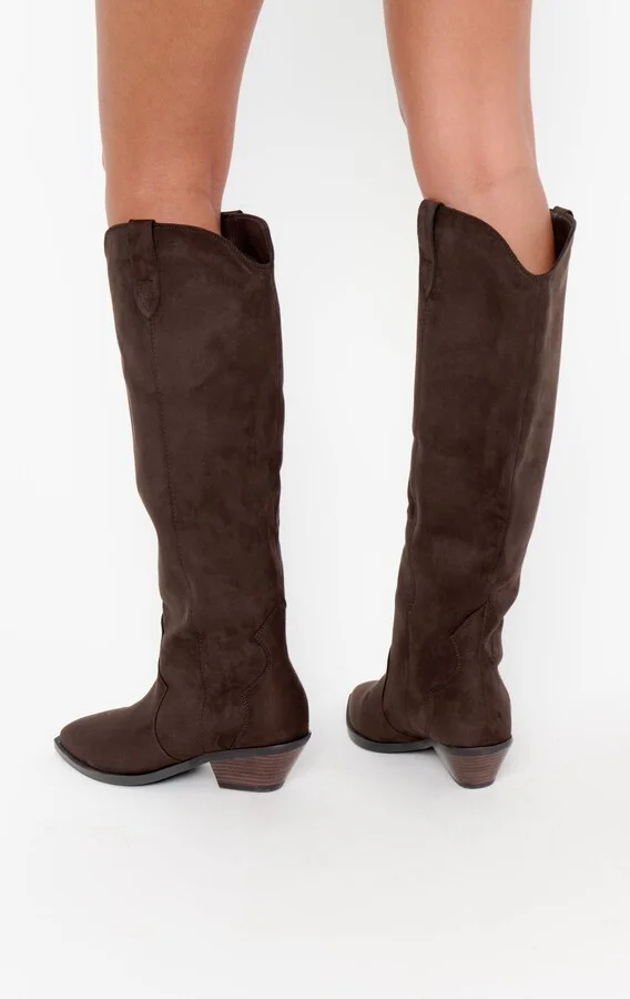 Billini Helix Boot ~ Dark Cacao Suede - Image 6