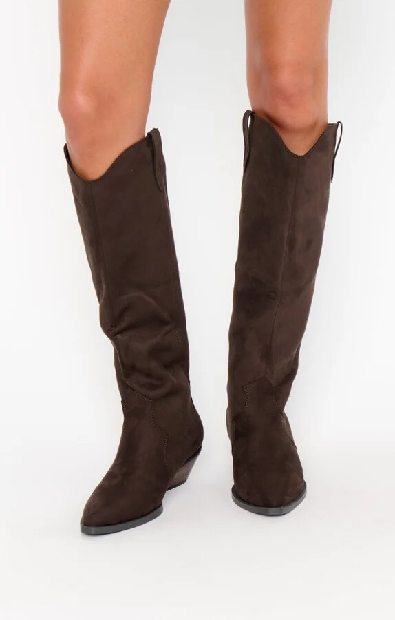 Billini Helix Boot ~ Dark Cacao Suede - Image 7