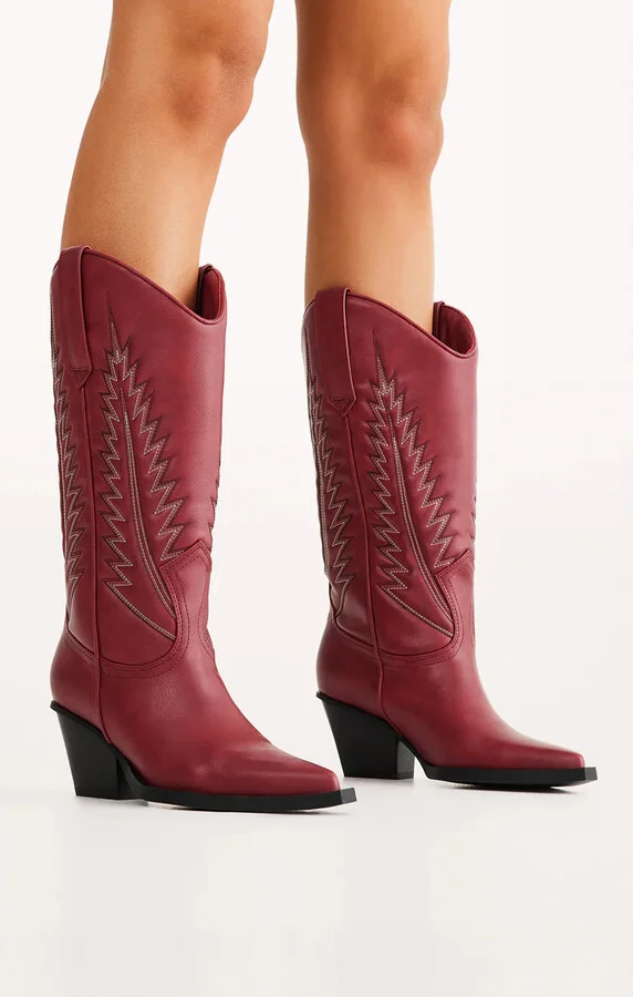 Billini Marmalade Western Boot ~ Garnet - Image 2