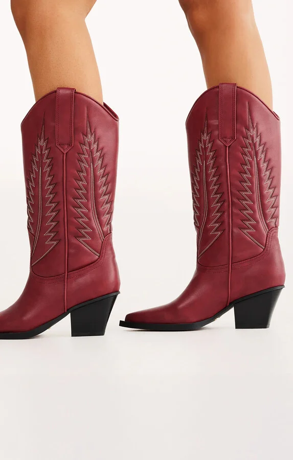 Billini Marmalade Western Boot ~ Garnet - Image 8