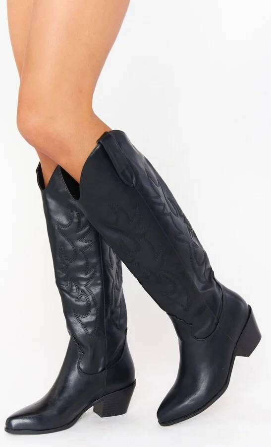 Billini Urson Cowboy Boots ~ Black - Image 2