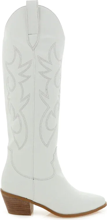 Billini Urson Wide Calf Boot ~ White - Image 3