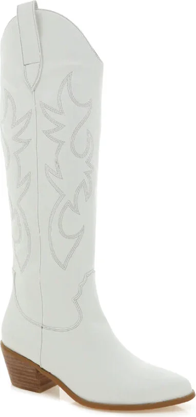Billini Urson Wide Calf Boot ~ White - Image 7