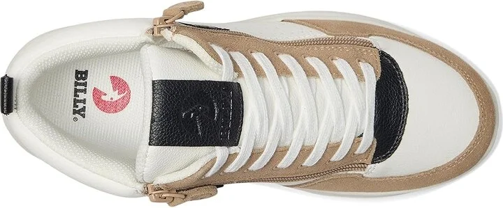 BILLY Footwear BILLY Comfort DZ High Women's Shoes White/Tan/Black : 7.5 M, Leather - Image 2