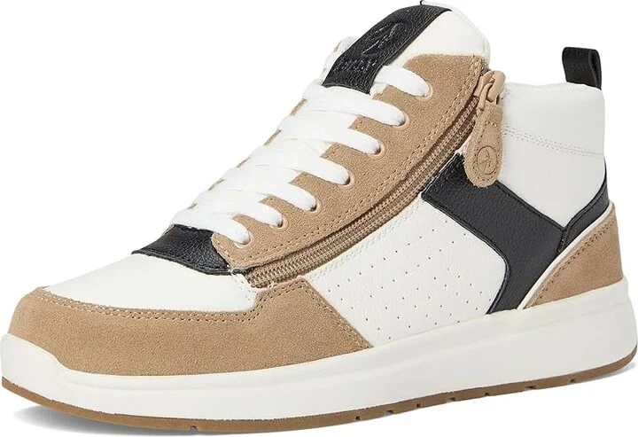 BILLY Footwear BILLY Comfort DZ High Women's Shoes White/Tan/Black : 7.5 M, Leather - Image 5