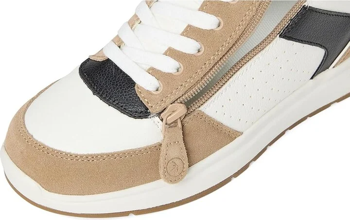 BILLY Footwear BILLY Comfort DZ High Women's Shoes White/Tan/Black : 7.5 M, Leather - Image 7
