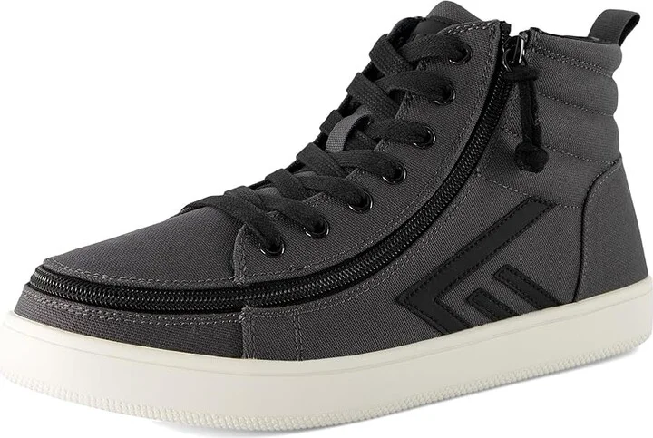 BILLY Footwear BILLY CS High Top Men's Lace-up Boots Charcoal/Black : 11 W, Canvas - Image 7