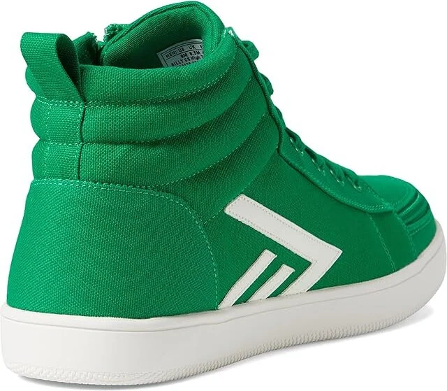 BILLY Footwear BILLY CS High Top Men's Lace-up Boots Green/White : 9 W, Canvas - Image 4