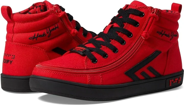 BILLY Footwear BILLY CS High Top Men's Lace-up Boots Kodify Red : 10.5 M, Canvas