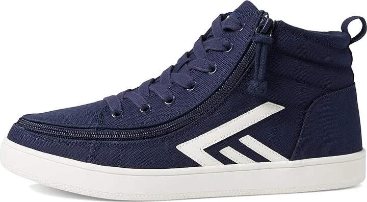 BILLY Footwear BILLY CS High Top Men's Lace-up Boots Navy/White : 10.5 M, Canvas - Image 6