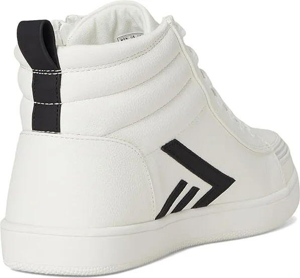 BILLY Footwear BILLY CS High Top Men's Lace-up Boots White/Black : 10.5 M, Canvas - Image 4