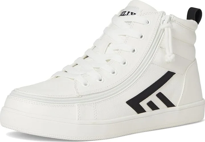 BILLY Footwear BILLY CS High Top Men's Lace-up Boots White/Black : 10.5 M, Canvas - Image 5