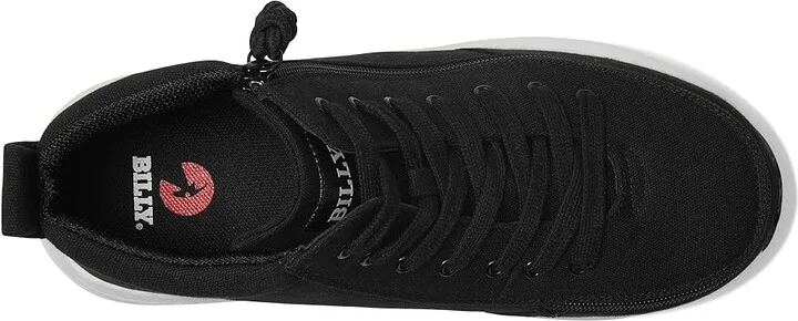 BILLY Footwear BILLY Goat Classic High Men's Lace-up Boots Black/White : 14 WW, Canvas - Image 2