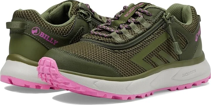 BILLY Footwear BILLY Inclusion Trail Women's Shoes Olive/Pink : 11 M, Synthetic