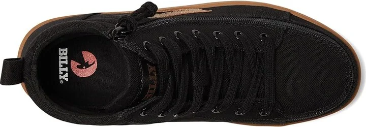 BILLY Footwear Casual Shoes High Top Men's Insoles Accessories Shoes Black/Gum : 14 M, Canvas - Image 2
