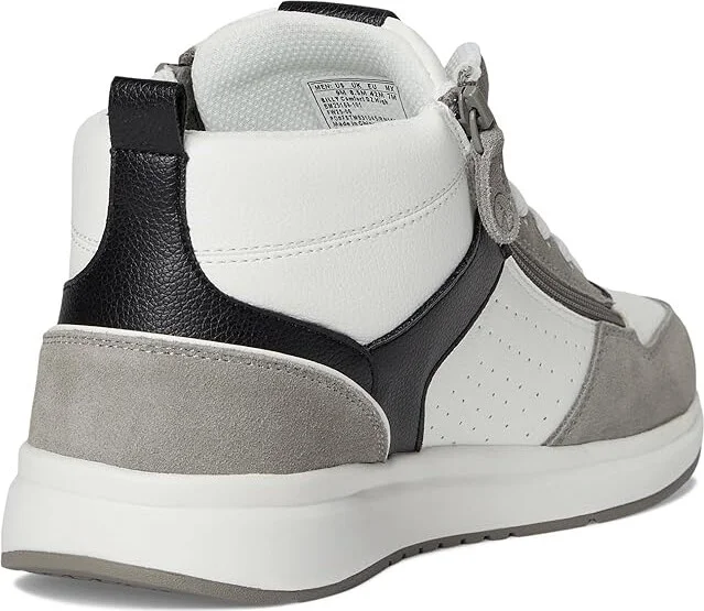 BILLY Footwear Comfort Dz High Men's Insoles Accessories Shoes White/Black/Grey : 14 M, Faux Leather/Suede - Image 4