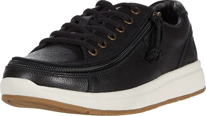 BILLY Footwear Comfort Leather Lo Men's Shoes Black/White : 7 WW - Image 2