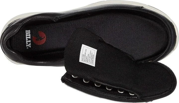 BILLY Footwear Comfort Leather Lo Men's Shoes Black/White : 7 WW - Image 3