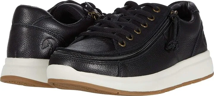BILLY Footwear Comfort Leather Lo Men's Shoes Black/White : 7 WW