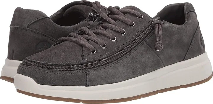 BILLY Footwear Comfort Suede Lo Men's Shoes Grey : 13 WW