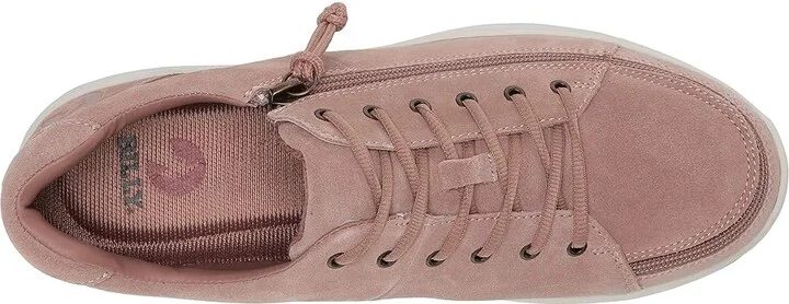 BILLY Footwear Comfort Suede Lo Women's Shoes Blush : 7 WW, Suede/Rubber/Canvas - Image 3